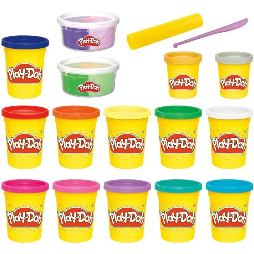 Play-Doh Magical Sparkle Pack, 15 Non-Toxic Sparkle, Super Shimmer, and Metallic - Picture 2 of 5